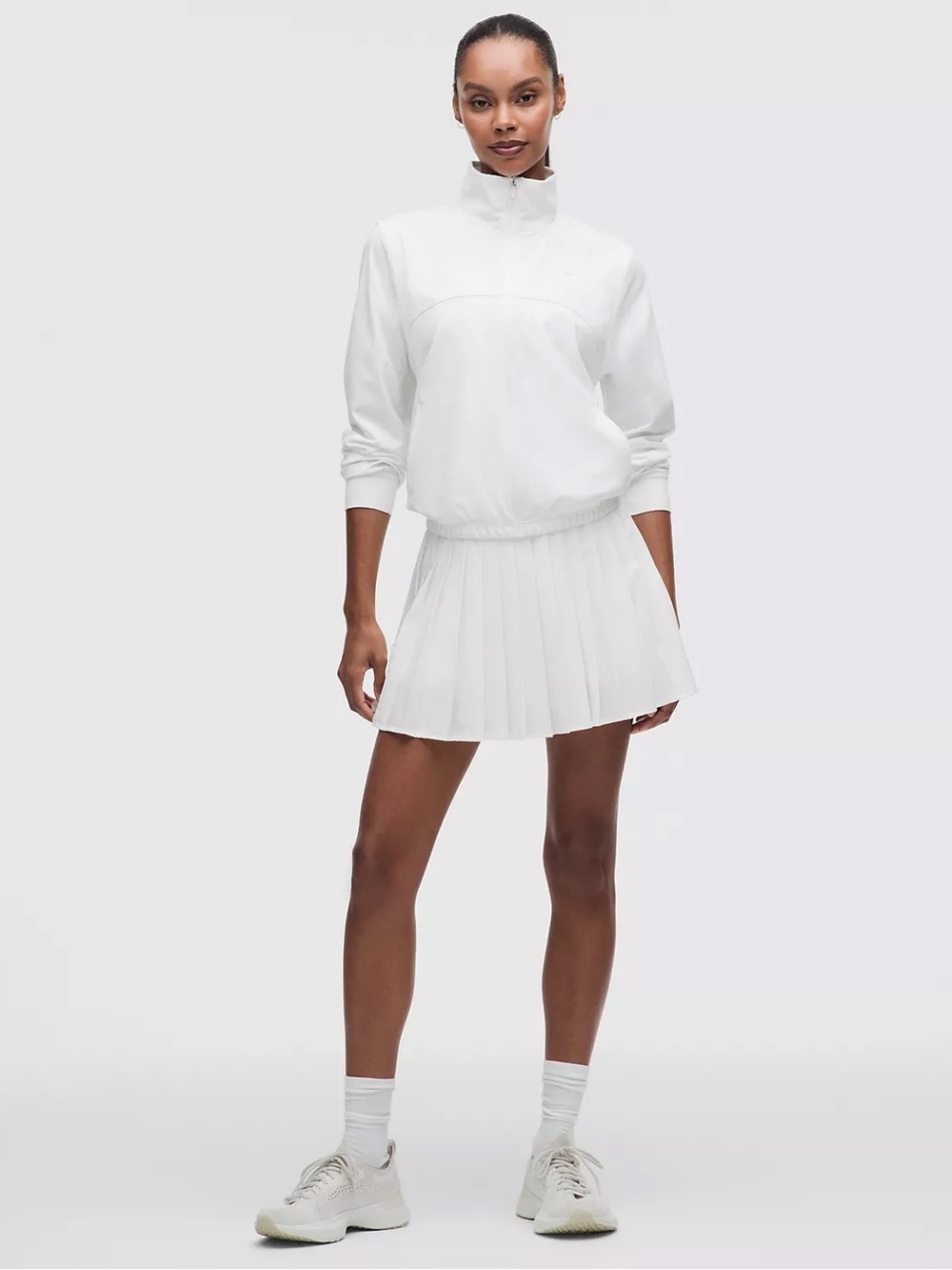 NWT Lululemon High-Rise Pleated Tennis Skirt White Size 8 - 3” Liner